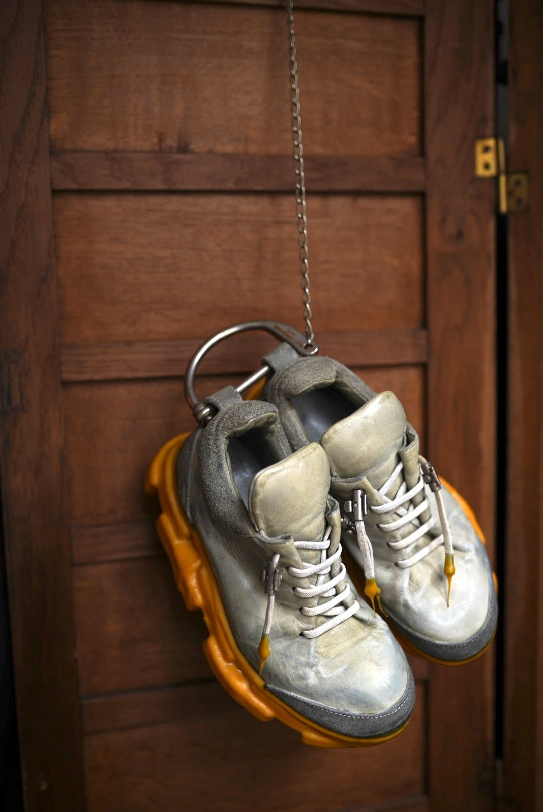 ICED PAPER DART HANDLED LOW TOP ドリップ加工レザースニーカー / Carol Christian Poell(キャロルクリスチャンポエル)