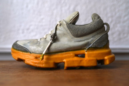 ICED PAPER DART HANDLED LOW TOP ドリップ加工レザースニーカー / Carol Christian Poell(キャロルクリスチャンポエル)