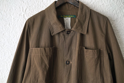 17SS Warehouse Coat コットンヘリンボーンウェアハウスコート / Paul Harnden(ポールハーデン)