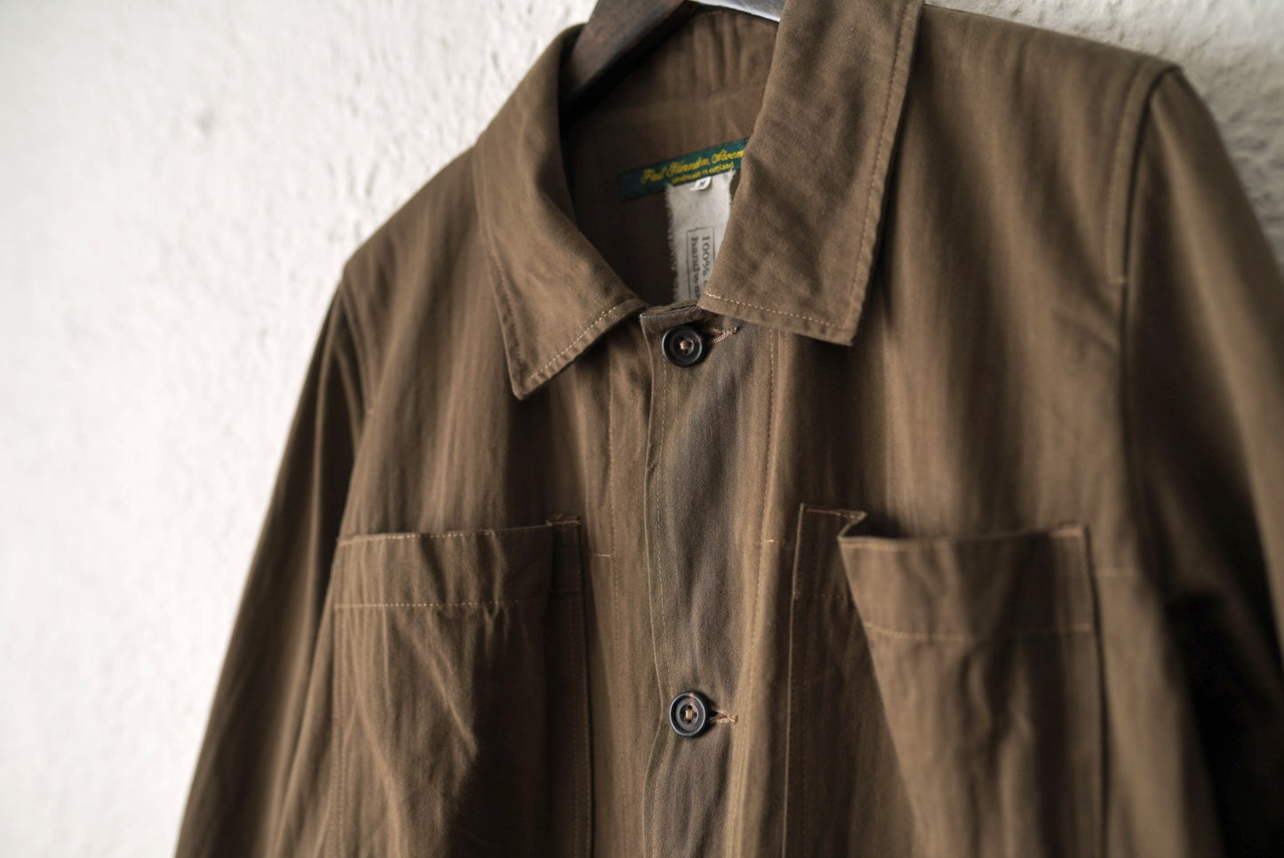 17SS Warehouse Coat コットンヘリンボーンウェアハウスコート / Paul Harnden(ポールハーデン)