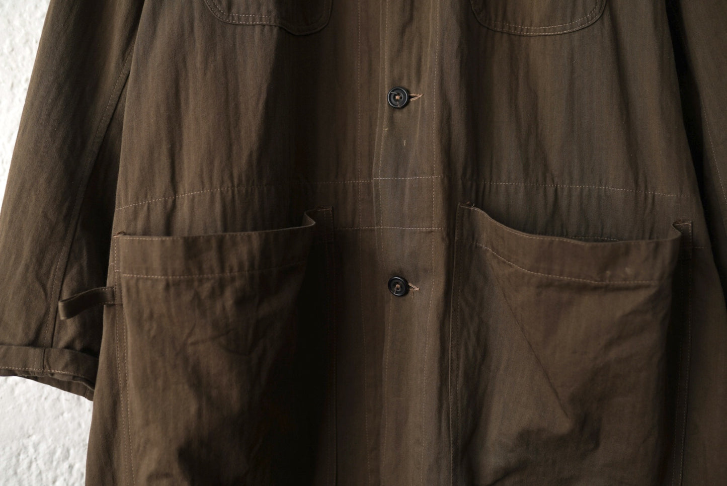 17SS Warehouse Coat コットンヘリンボーンウェアハウスコート / Paul Harnden(ポールハーデン)