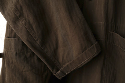 17SS Warehouse Coat コットンヘリンボーンウェアハウスコート / Paul Harnden(ポールハーデン)