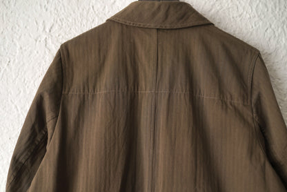 17SS Warehouse Coat コットンヘリンボーンウェアハウスコート / Paul Harnden(ポールハーデン)