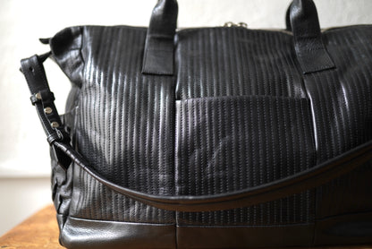 17SS Bird Boston BIG STICH 編み上げレザーボストンバッグ / Cornelian Taurus(コーネリアンタウラス)