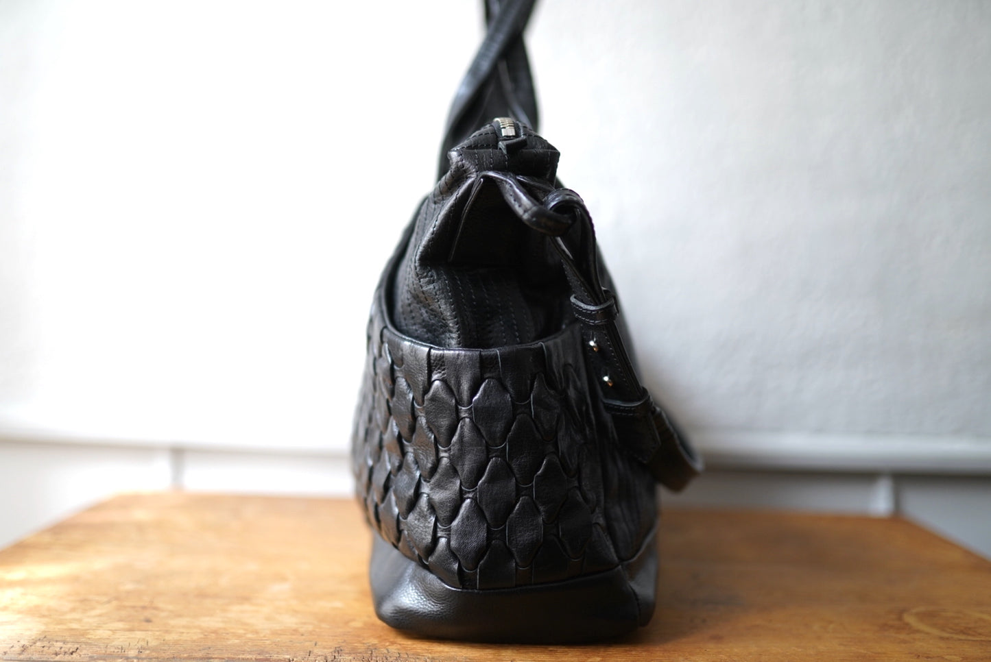 17SS Bird Boston BIG STICH 編み上げレザーボストンバッグ / Cornelian Taurus(コーネリアンタウラス)
