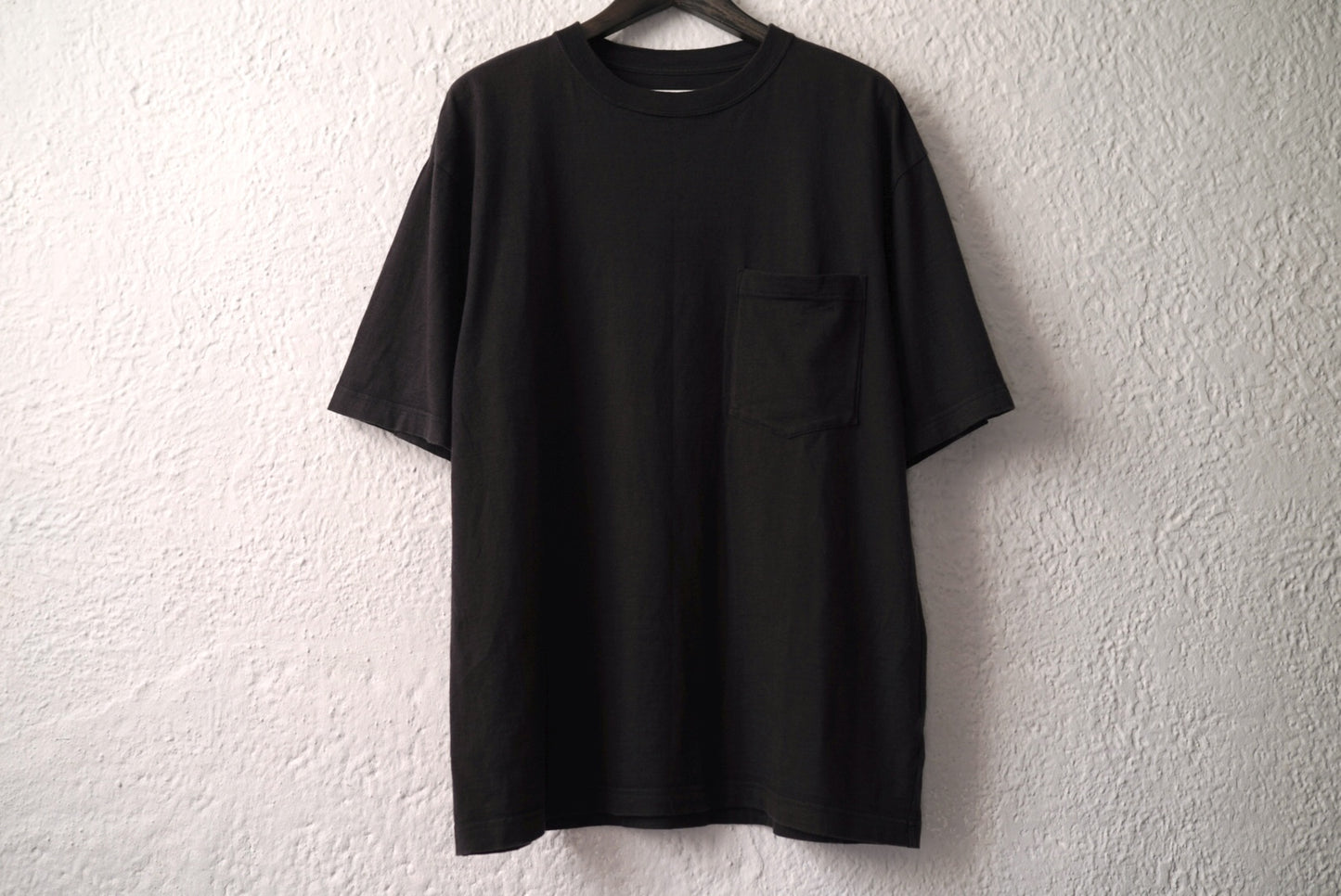 コットンカシミヤクルーネック半袖Tシャツ / ents.(エンツ)