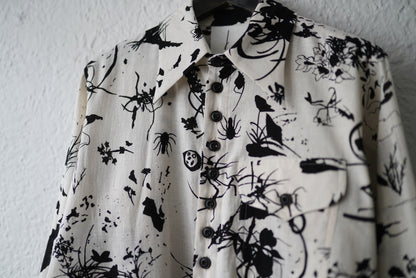21SS 総柄シャツ / JOHN ALEXANDER SKELTON(ジョンアレキサンダースケルトン)