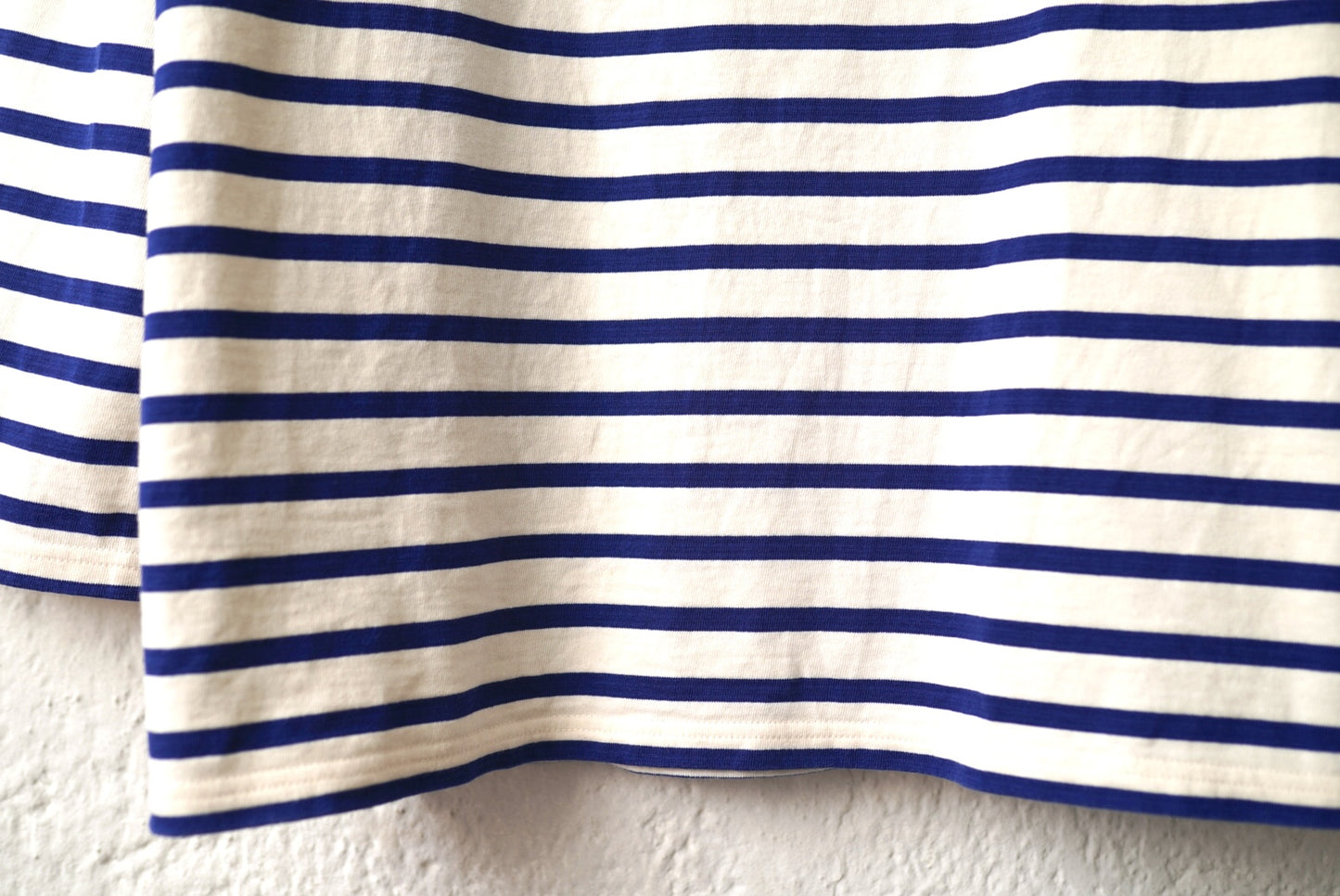 24SS Riverrun Boat Neck Long T Shirt スビンコットンボーダーバスクTシャツ 長袖カットソー / ANSNAM(アンスナム)