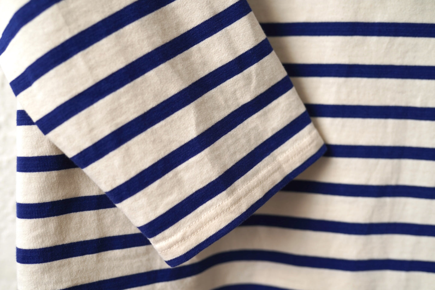 24SS Riverrun Boat Neck Long T Shirt スビンコットンボーダーバスクTシャツ 長袖カットソー / ANSNAM(アンスナム)