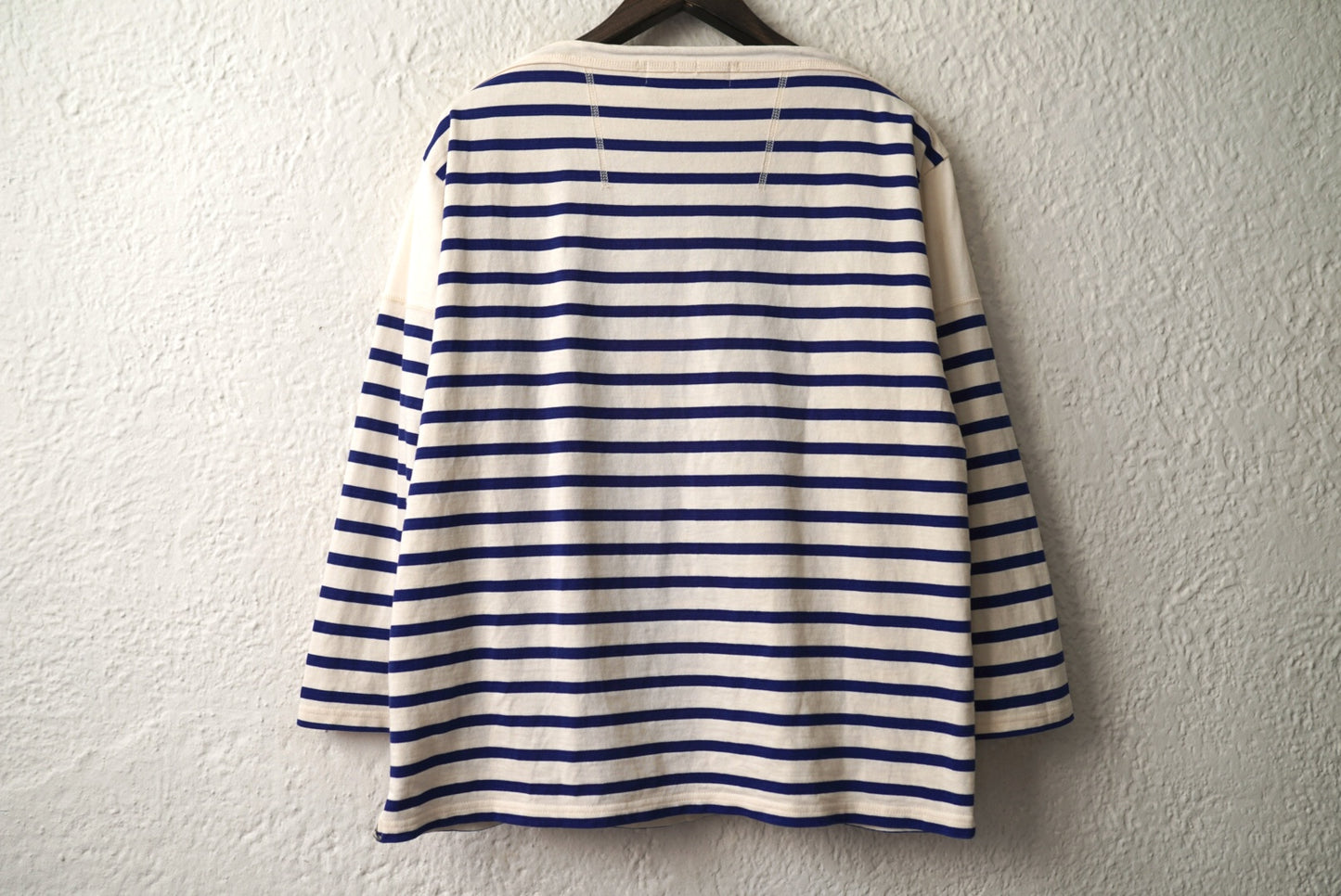 24SS Riverrun Boat Neck Long T Shirt スビンコットンボーダーバスクTシャツ 長袖カットソー / ANSNAM(アンスナム)