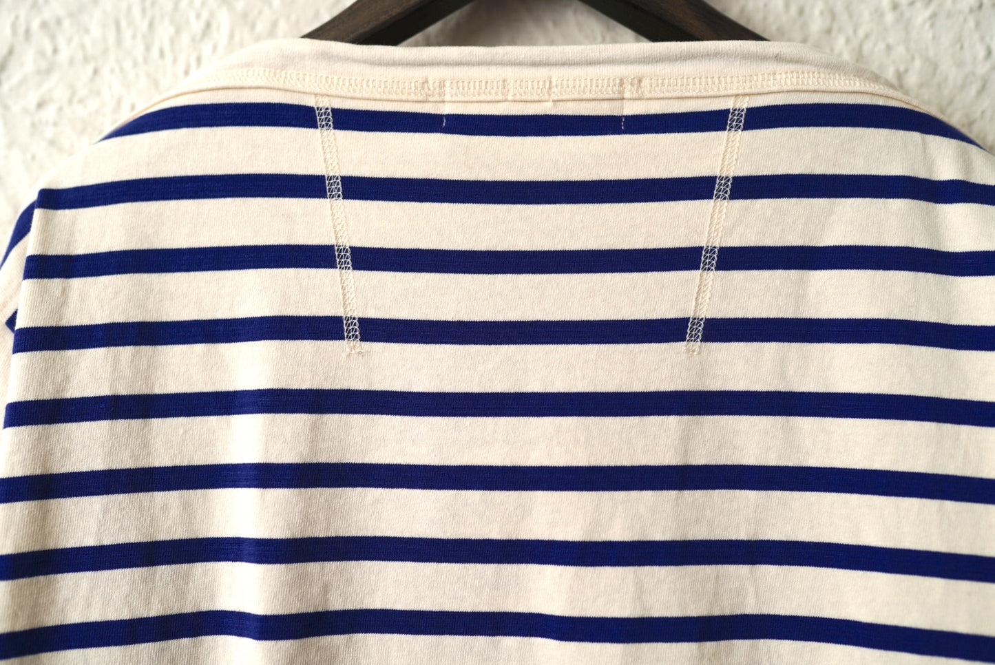 24SS Riverrun Boat Neck Long T Shirt スビンコットンボーダーバスクTシャツ 長袖カットソー / ANSNAM(アンスナム)