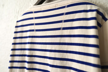 24SS Riverrun Boat Neck Long T Shirt スビンコットンボーダーバスクTシャツ 長袖カットソー / ANSNAM(アンスナム)