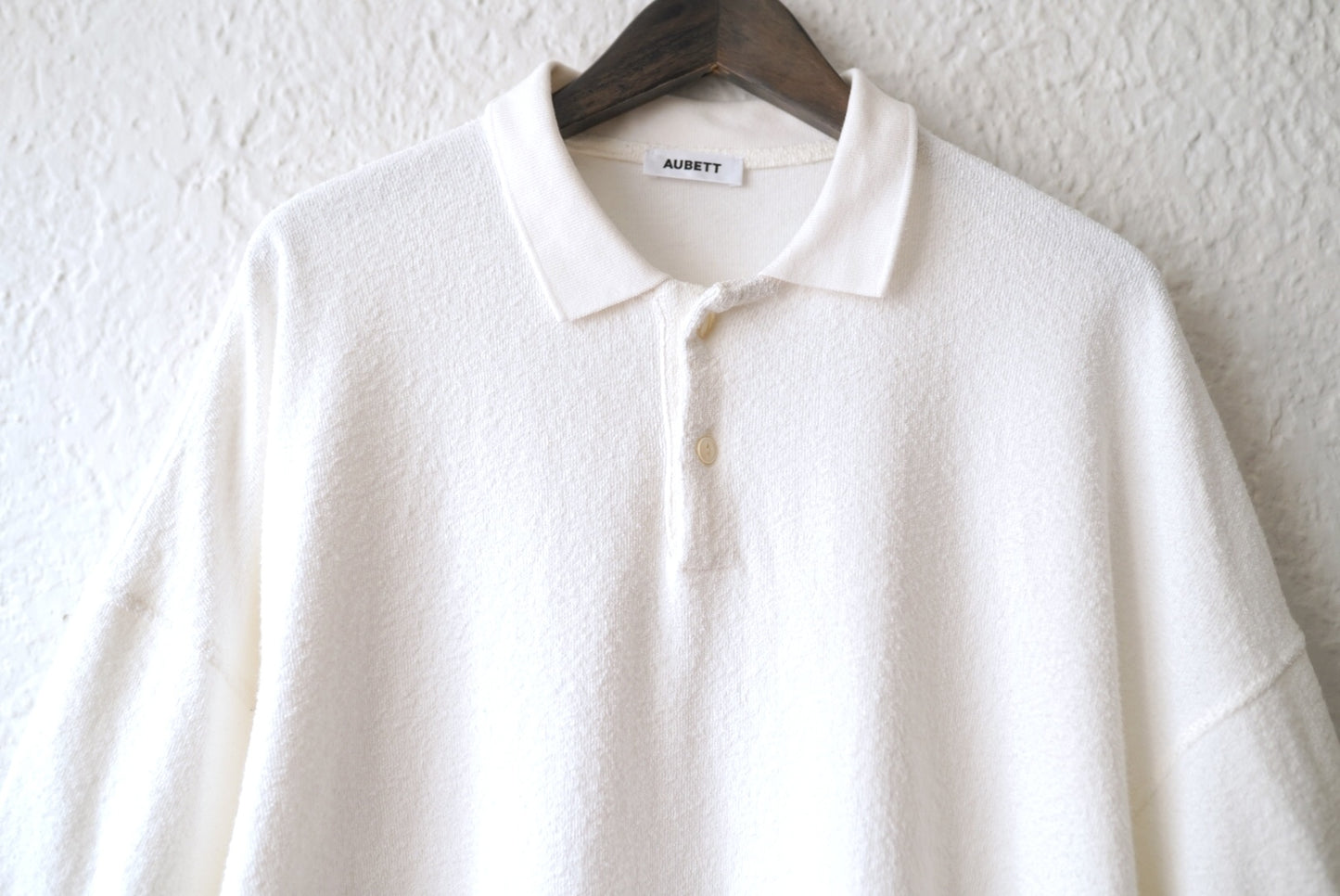 21SS BRUSH PILE OVERSIZED POLO ブラッシュパイルオーバーサイズポロシャツ / AUBETT(オーベット)