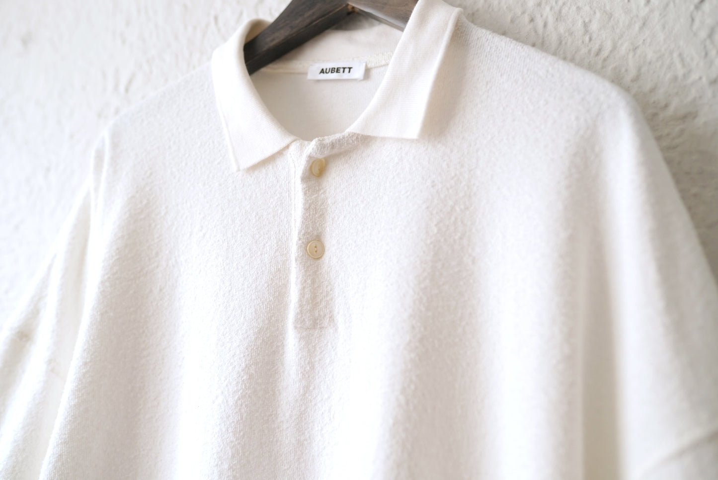 21SS BRUSH PILE OVERSIZED POLO ブラッシュパイルオーバーサイズポロシャツ / AUBETT(オーベット)