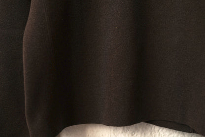 ハーフジップウールニットセーター ブラウン / JIL SADNER(ジルサンダー)