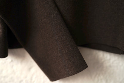 ハーフジップウールニットセーター ブラウン / JIL SADNER(ジルサンダー)