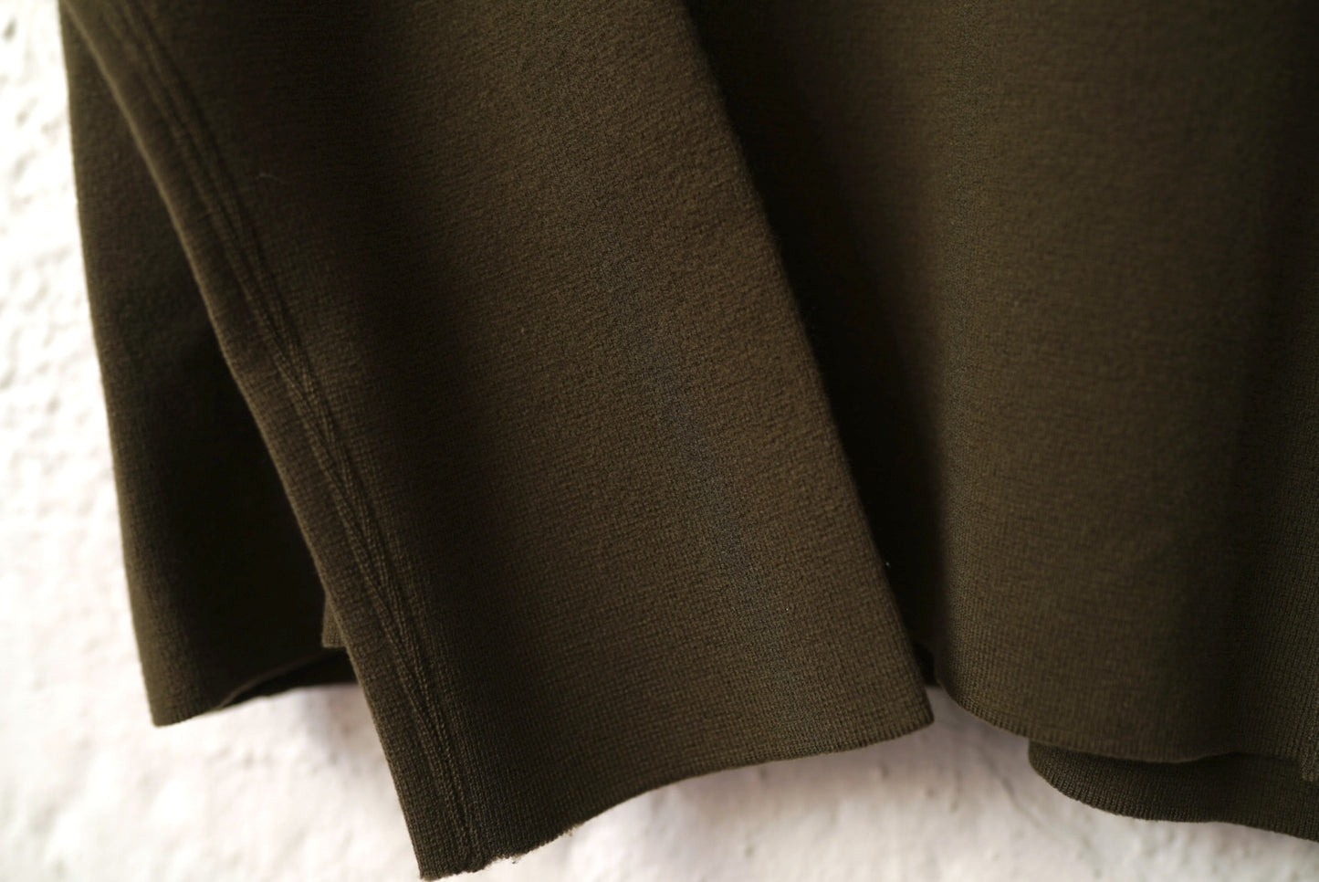 ハーフジップウールニットセーター カーキ / JIL SADNER(ジルサンダー)