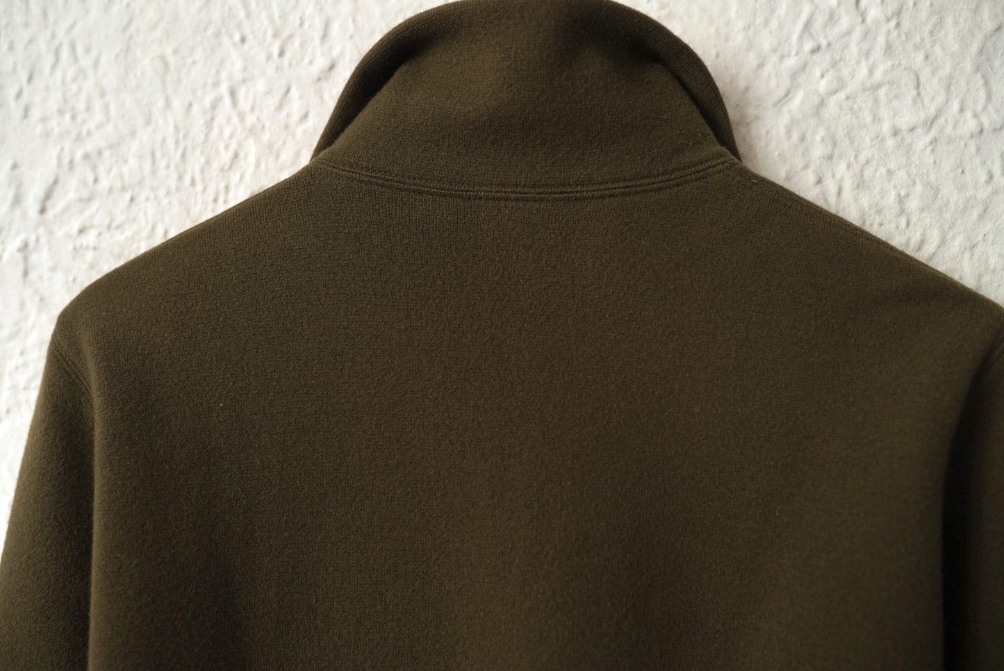 ハーフジップウールニットセーター カーキ / JIL SADNER(ジルサンダー)