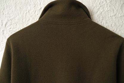 ハーフジップウールニットセーター カーキ / JIL SADNER(ジルサンダー)
