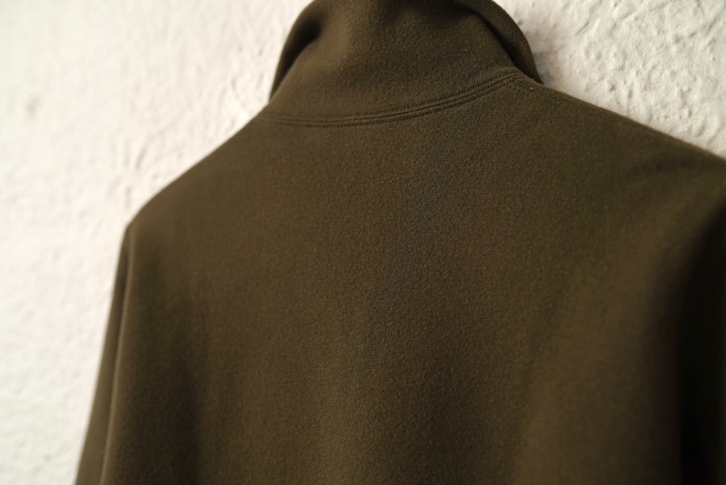 ハーフジップウールニットセーター カーキ / JIL SADNER(ジルサンダー)