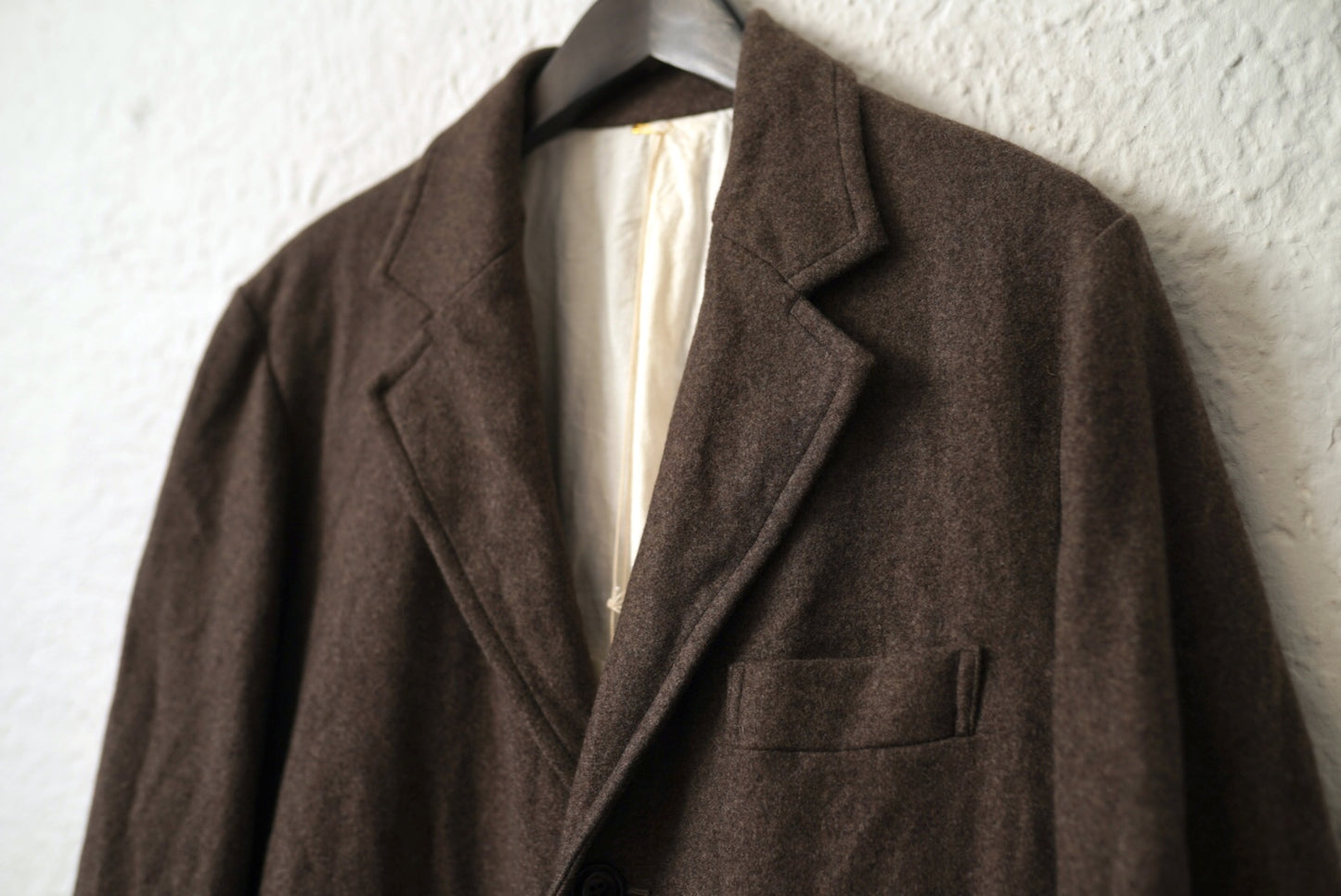 20AW Tailor Collar Tent Line Coat オーバーサイズウールチェスターコート / the Crooked Tailor(ザ クルーキッドテーラー)
