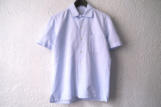 コットンリネン半袖ドレスシャツ / Salvatore Piccolo(サルヴァトーレピッコロ)