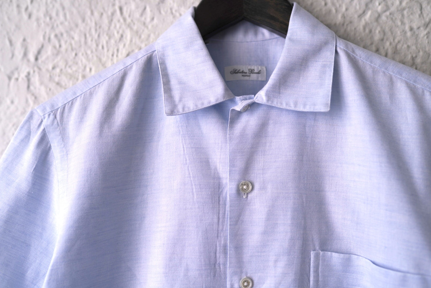 コットンリネン半袖ドレスシャツ / Salvatore Piccolo(サルヴァトーレピッコロ)