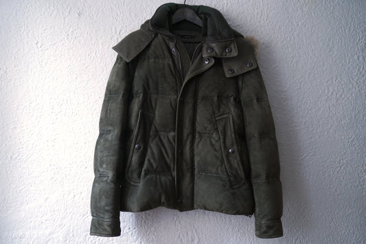 14AW ラムスウェードレザーダウンジャケット / TOM FORD(トムフォード)