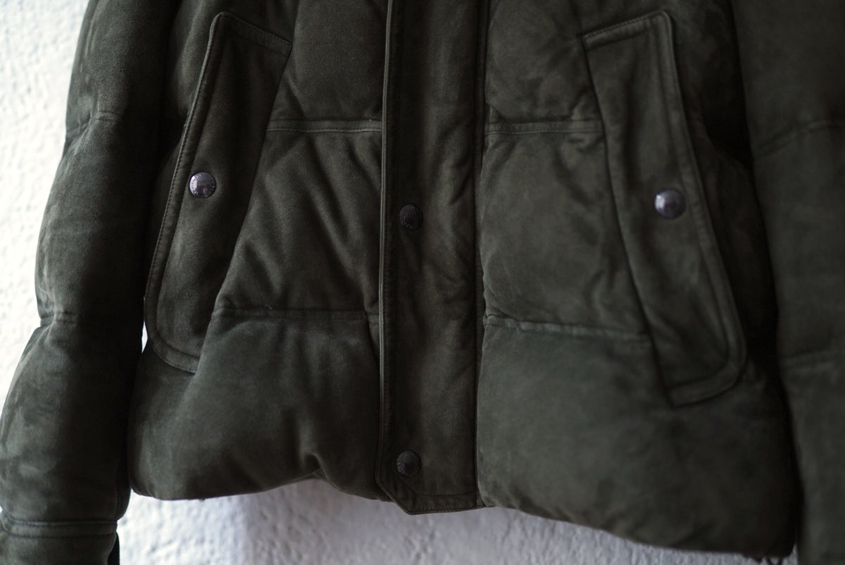 14AW ラムスウェードレザーダウンジャケット / TOM FORD(トムフォード)