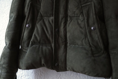 14AW ラムスウェードレザーダウンジャケット / TOM FORD(トムフォード)