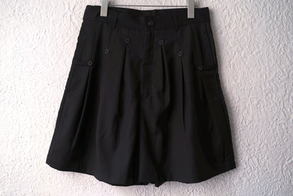 24SS E Pleated Shorts プリーツショートパンツ ショーツ / Professor.E(プロフェッサーイー)
