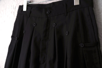 24SS E Pleated Shorts プリーツショートパンツ ショーツ / Professor.E(プロフェッサーイー)
