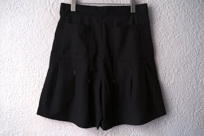 24SS E Pleated Shorts プリーツショートパンツ ショーツ / Professor.E(プロフェッサーイー)