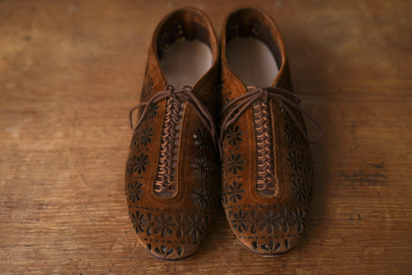 24SS STYLE.8_016 CORD CUT 透かし模様クードゥーレザーシューズ / CALMANTHOLOGY(カルマンソロジー)