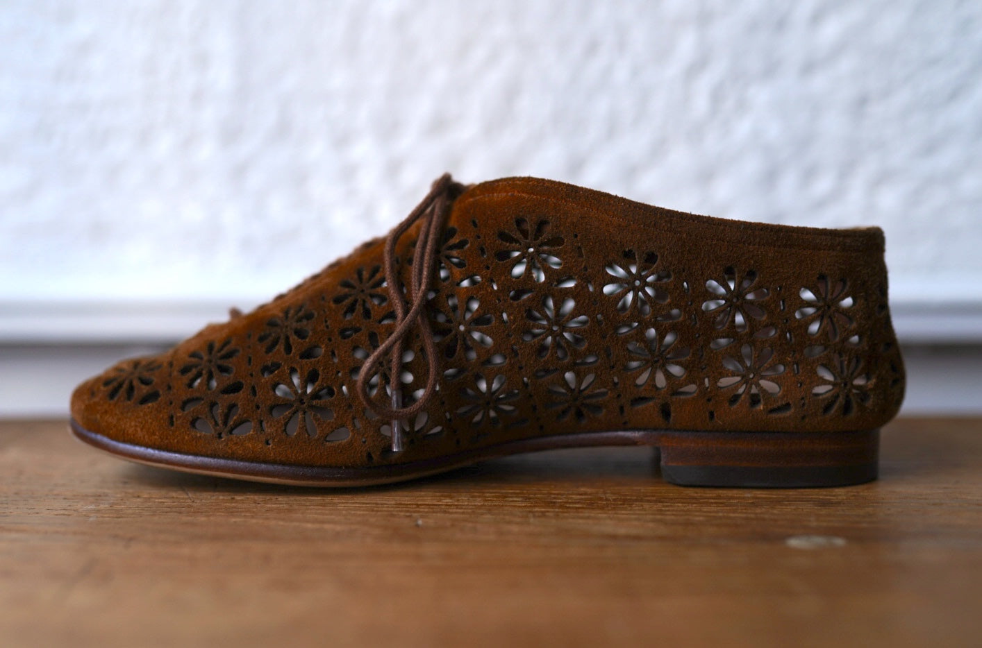 24SS STYLE.8_016 CORD CUT 透かし模様クードゥーレザーシューズ / CALMANTHOLOGY(カルマンソロジー)