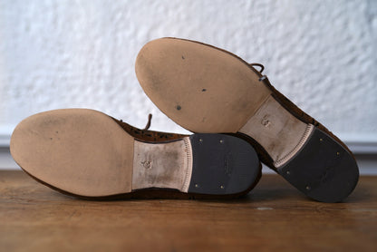 24SS STYLE.8_016 CORD CUT 透かし模様クードゥーレザーシューズ / CALMANTHOLOGY(カルマンソロジー)