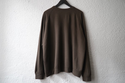 16AW Super140's Wool ウォッシャブルウールスウェット カーキ / COLINA(コリーナ)
