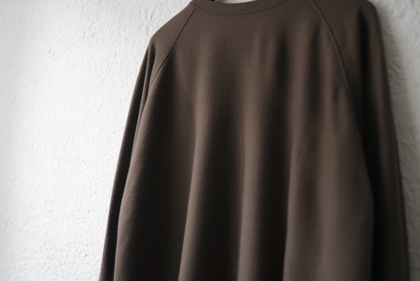 16AW Super140's Wool ウォッシャブルウールスウェット カーキ / COLINA(コリーナ)