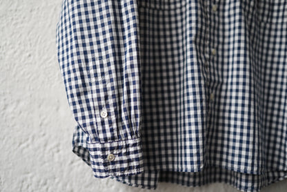 20SS ロールアップギンガムチェックシャツ M / PORTER CLASSIC(ポータークラシック)