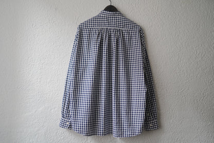 20SS ロールアップギンガムチェックシャツ M / PORTER CLASSIC(ポータークラシック)