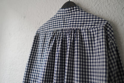 20SS ロールアップギンガムチェックシャツ M / PORTER CLASSIC(ポータークラシック)