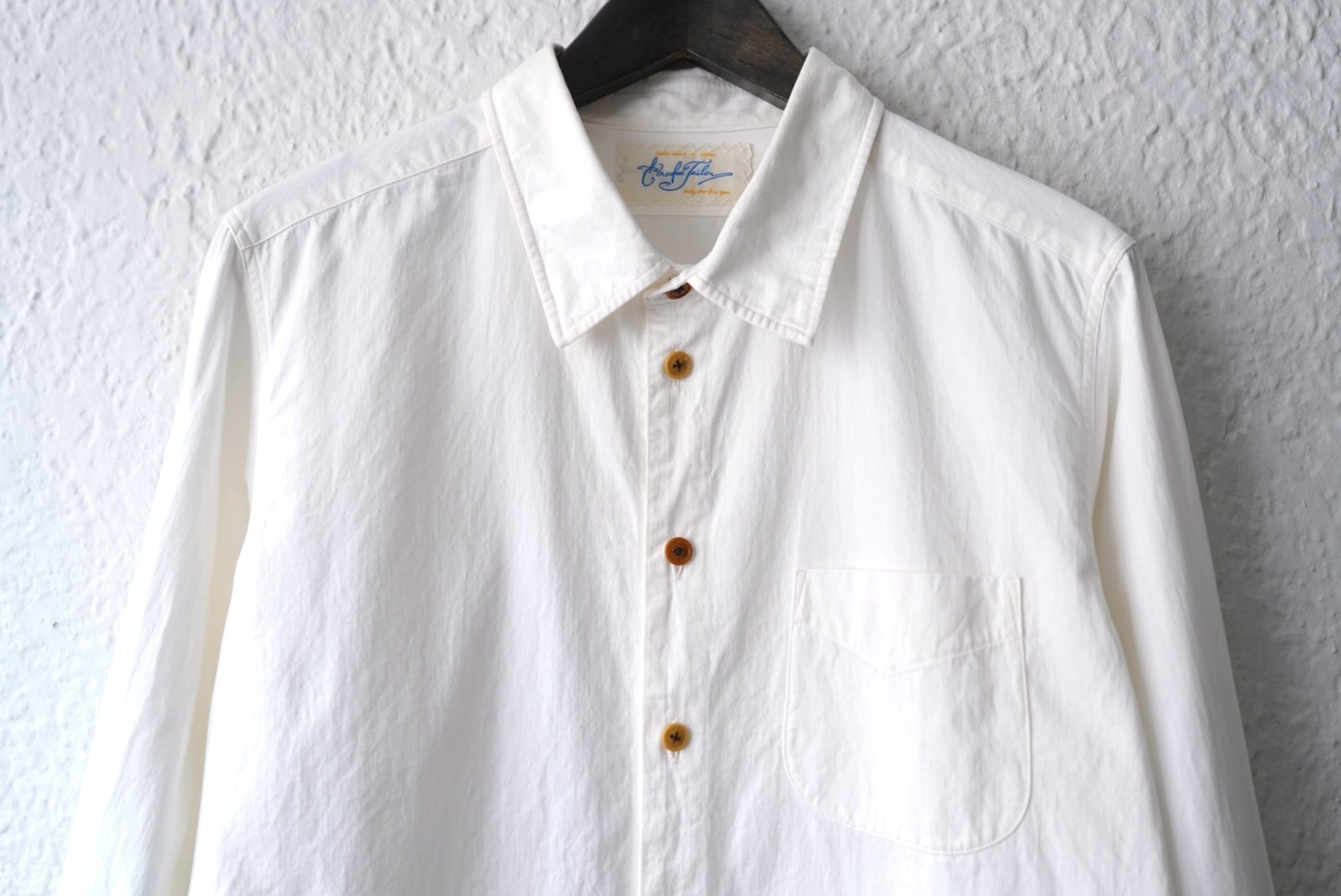 17SS Regular Collar Classic Shirt レギュラーカラーシャツ / the Crooked Tailor(ザ クルーキッドテーラー)