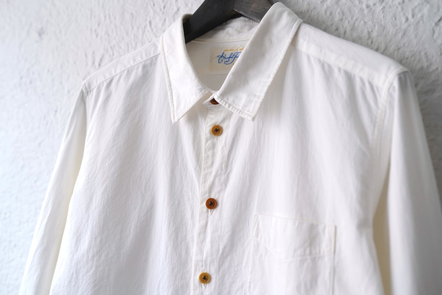 17SS Regular Collar Classic Shirt レギュラーカラーシャツ / the Crooked Tailor(ザ クルーキッドテーラー)