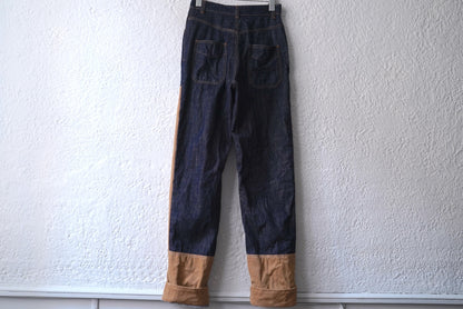 21AW Essence Panelled Jeans ワークデニムパンツ / WALES BONNER(ウェールズボナー)