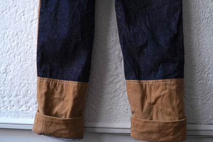 21AW Essence Panelled Jeans ワークデニムパンツ / WALES BONNER(ウェールズボナー)