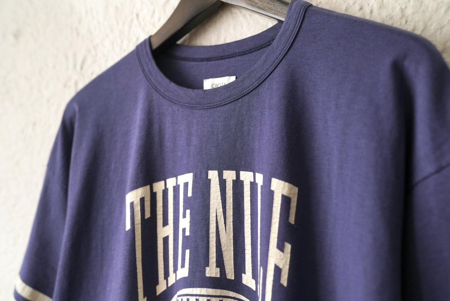 23SS スビンコットン20天竺フットボール半袖Tシャツ / CIOTA(シオタ)