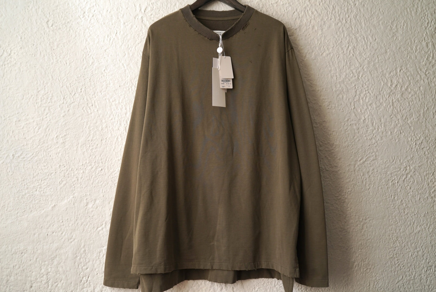 20AW ダメージ加工クルーネックスウェットトップス / Maison Margiela(メゾンマルジェラ)