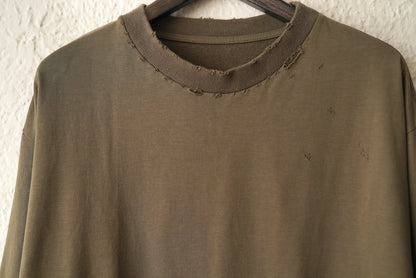20AW ダメージ加工クルーネックスウェットトップス / Maison Margiela(メゾンマルジェラ)