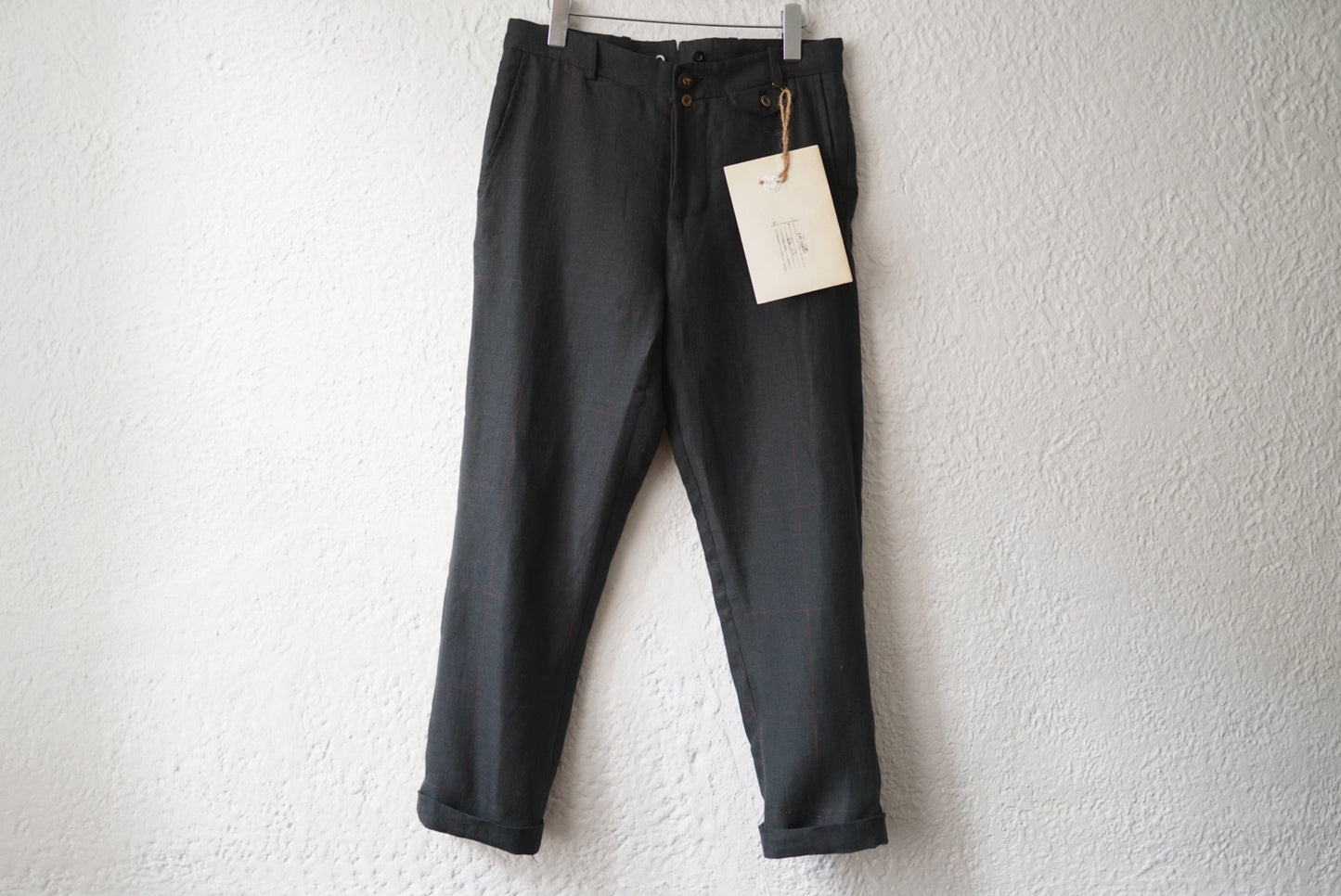 22SS リネントラウザーズパンツ / ARCHIVIO J.M.Ribot(アルキヴィオ J.M.リボット)