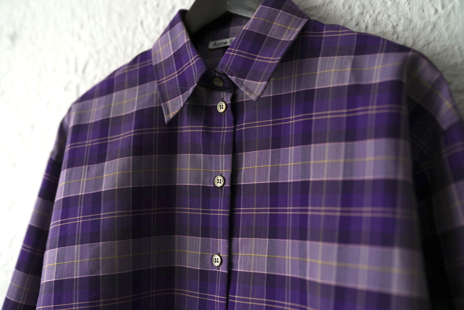 CHECKED SHIRT オーバーサイズチェックシャツ / ACNE STUDIOS(アクネ